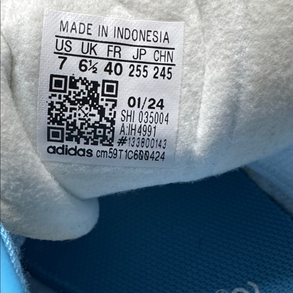 adidas Originals Gazelle Blue and Yellow Sneakers - Picture 5 of 12